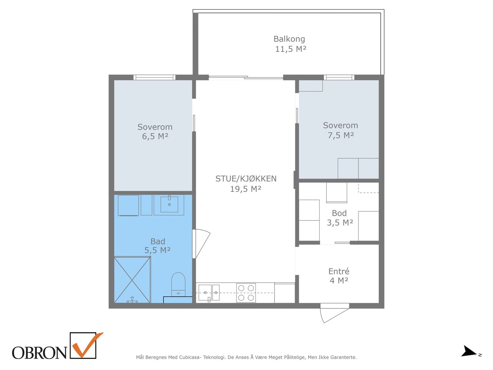 Plantegning. Galleribilde