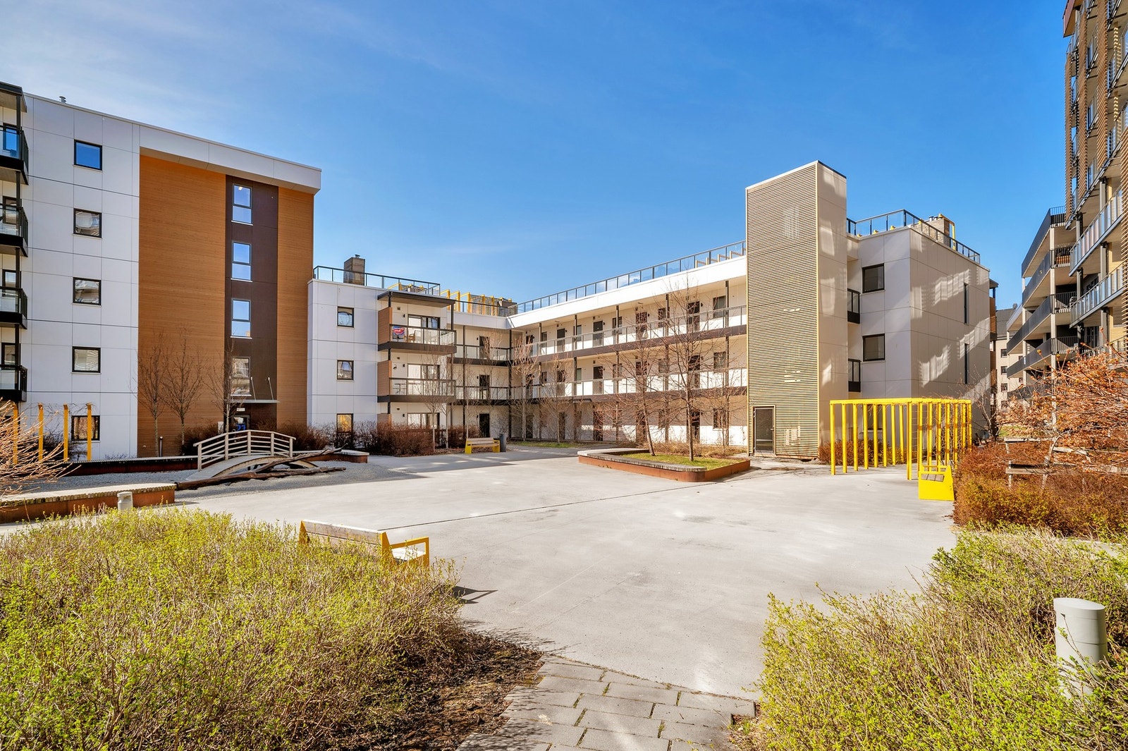 Fasade. Lilleby har en sentral beliggenhet hvor det er kort vei til alt. Galleribilde