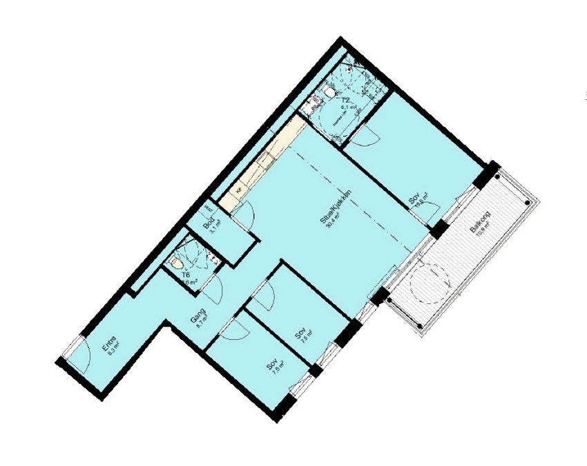 plantegning Galleribilde