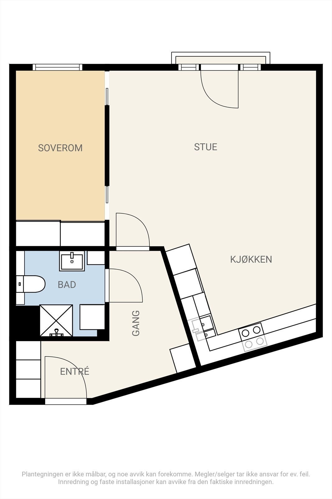 Plantegning Galleribilde