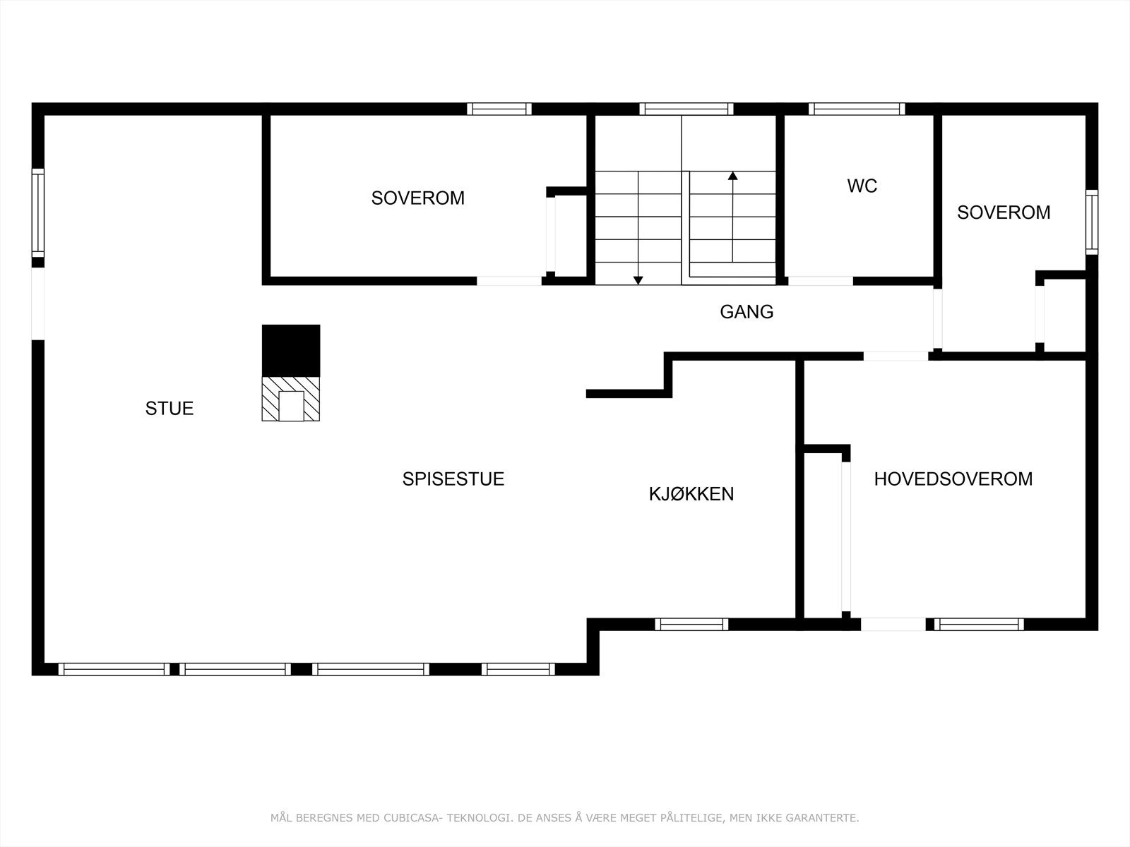Plantegning 1.etasje Galleribilde