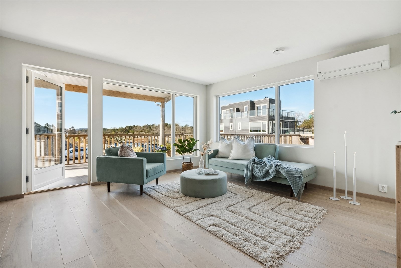 Varmepumpe i stuen. Galleribilde