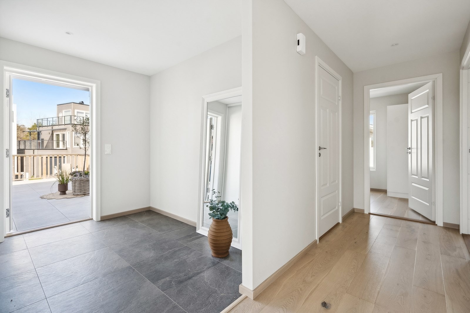 Melomgang på innsiden. Galleribilde