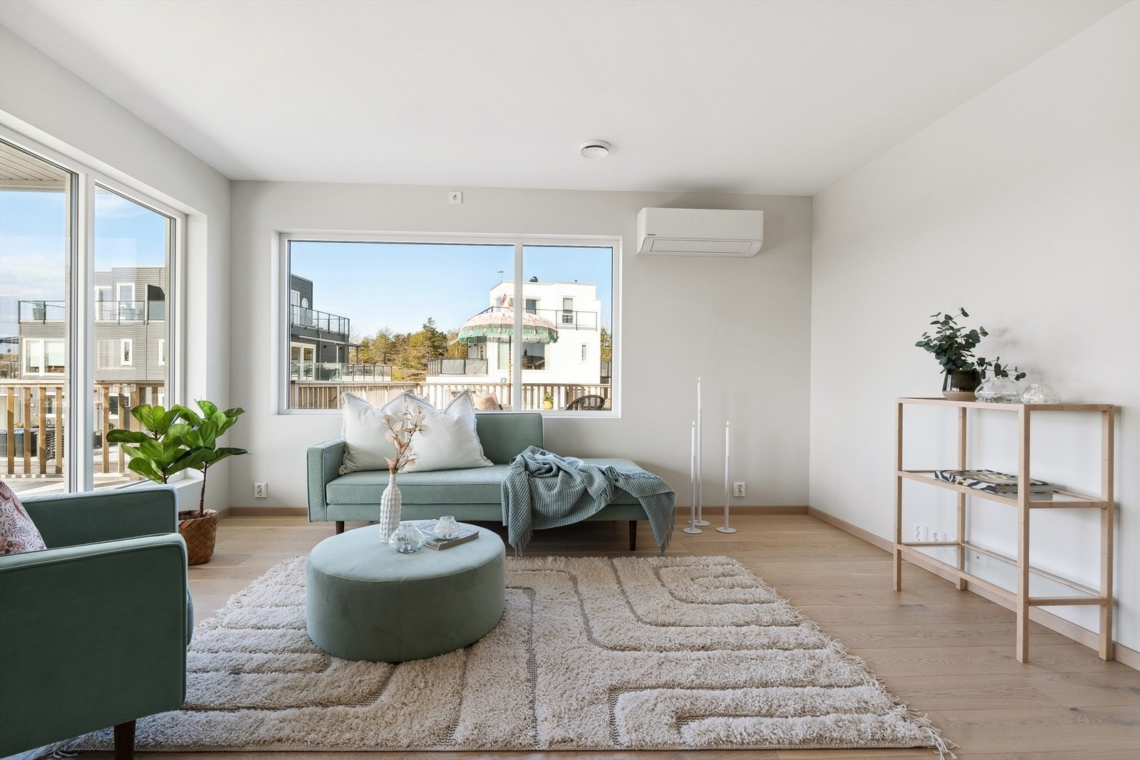 Naturlig TV-stuesone. Galleribilde