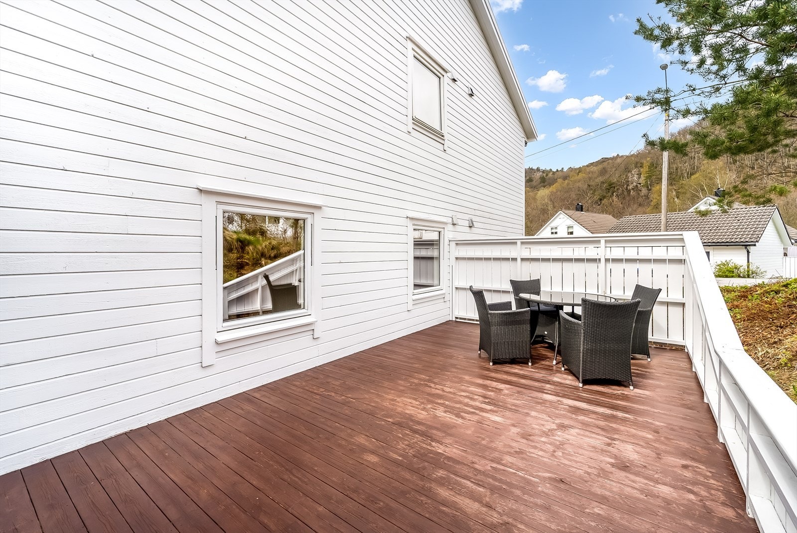 Stor terrasse Galleribilde