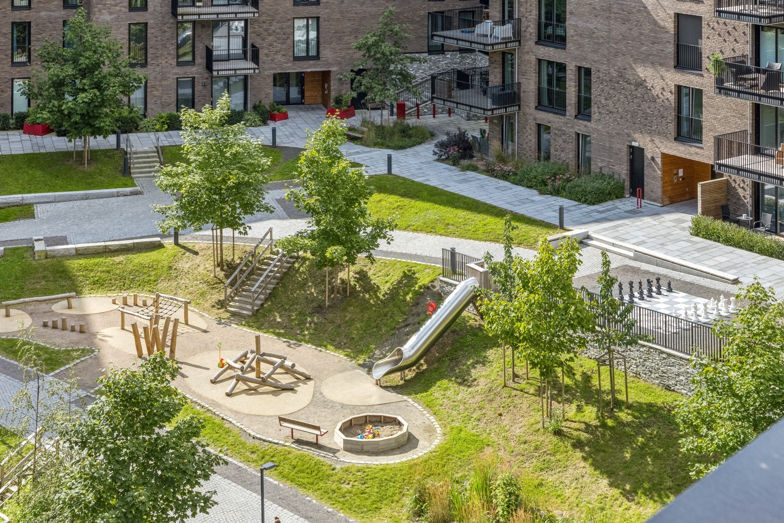 Uteareal Galleribilde