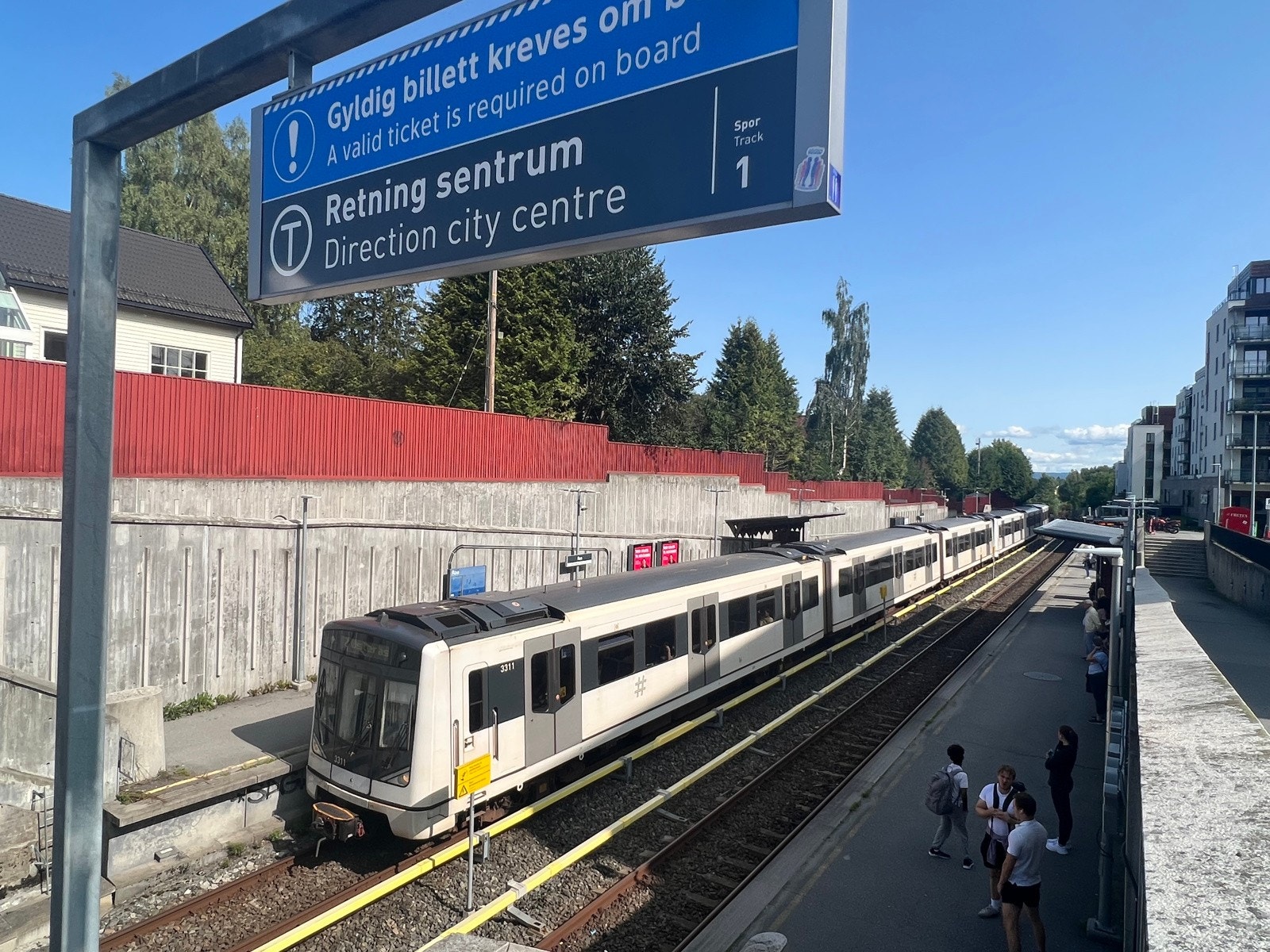 T-banen på Røa Galleribilde