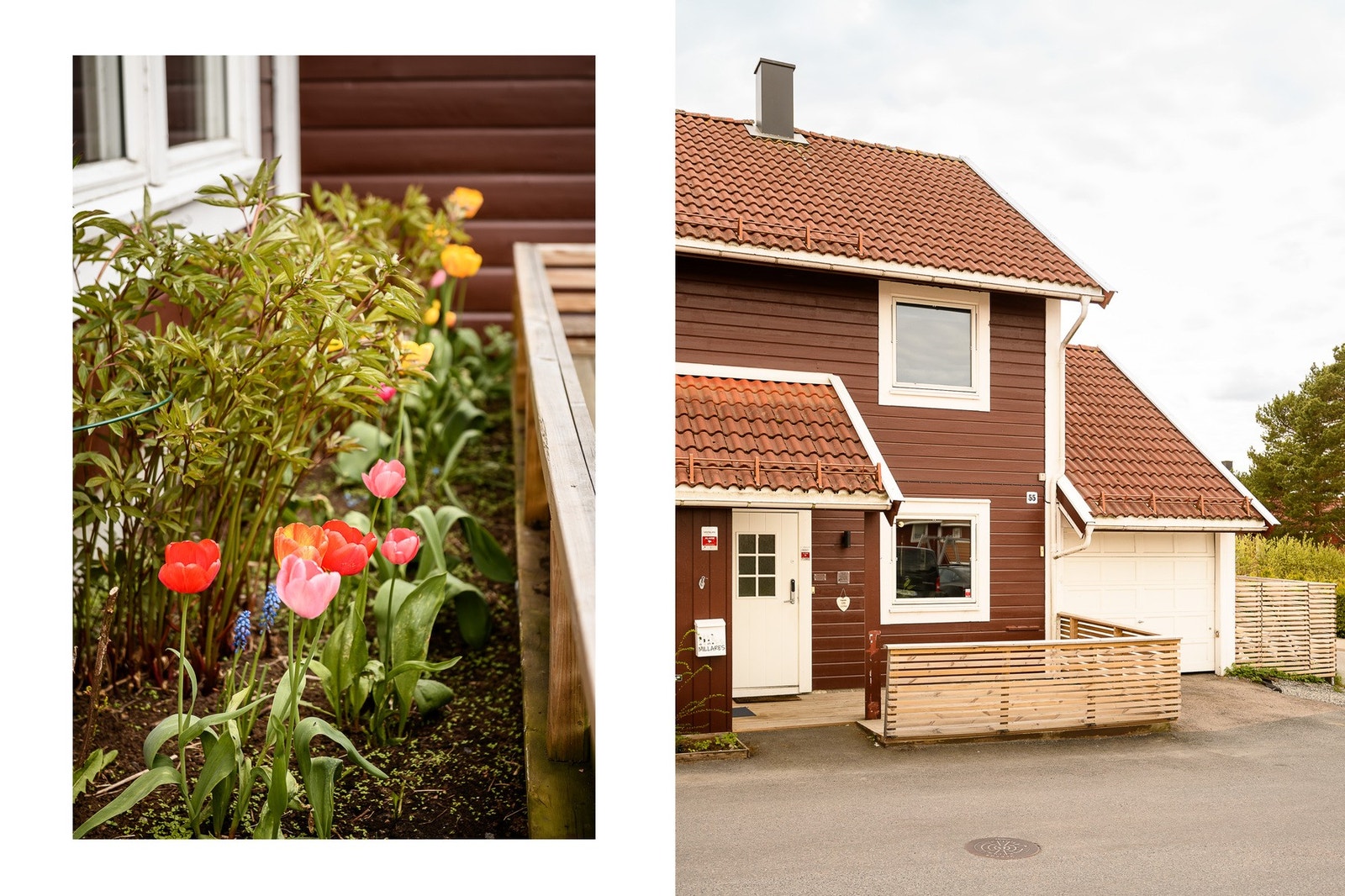 Hyggelig inngangsparti med 10kvm terrasse. Galleribilde