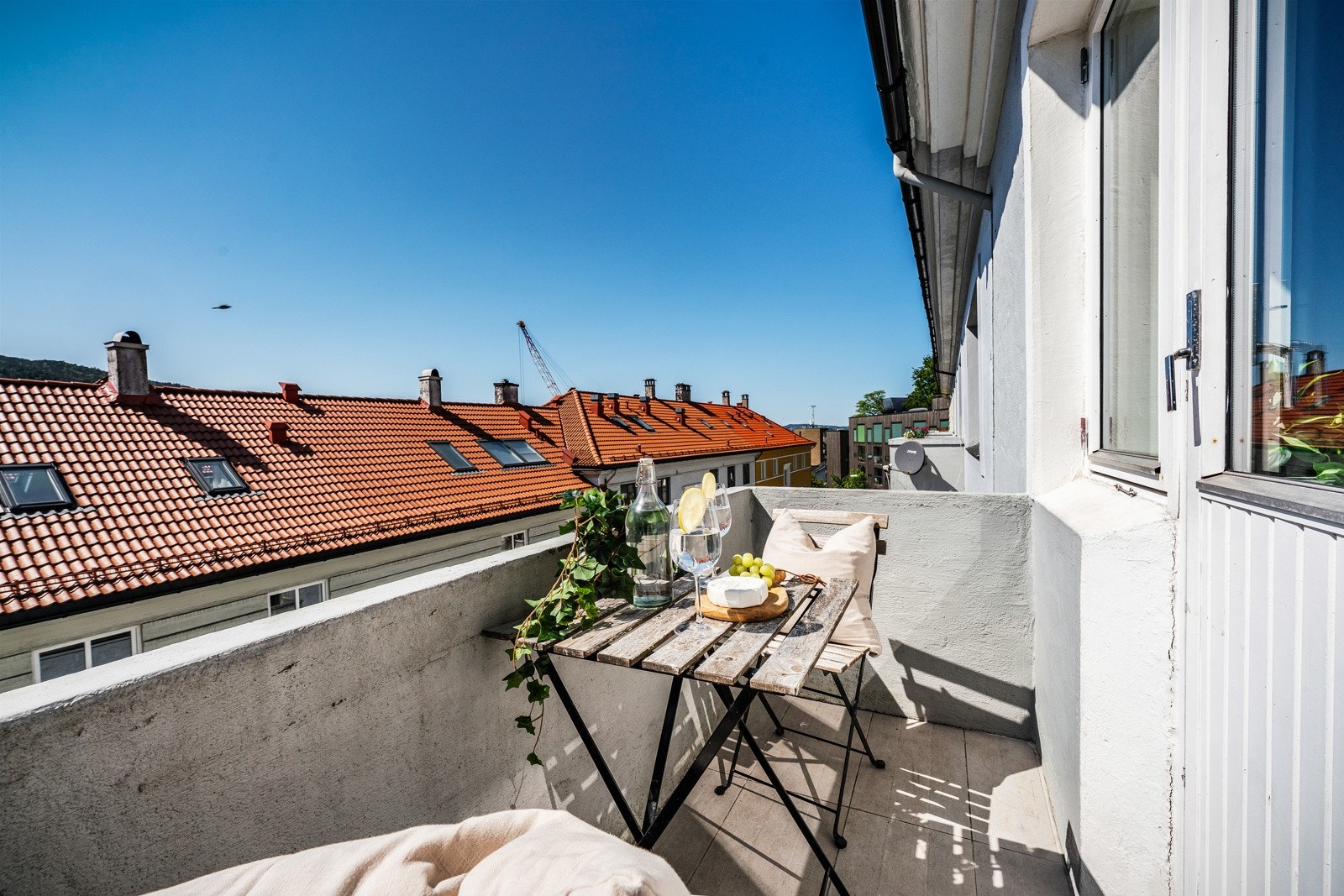 Koselig uteplass. Galleribilde