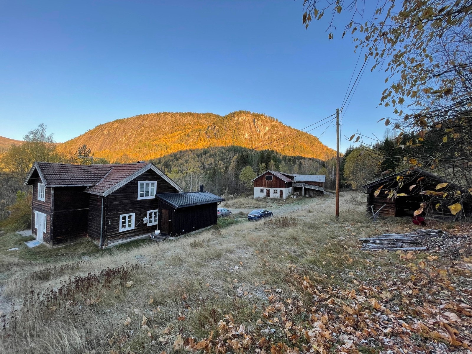 Omgivelsene rundt tunet er fantastiske, og alle årstider har sin sjarm Galleribilde