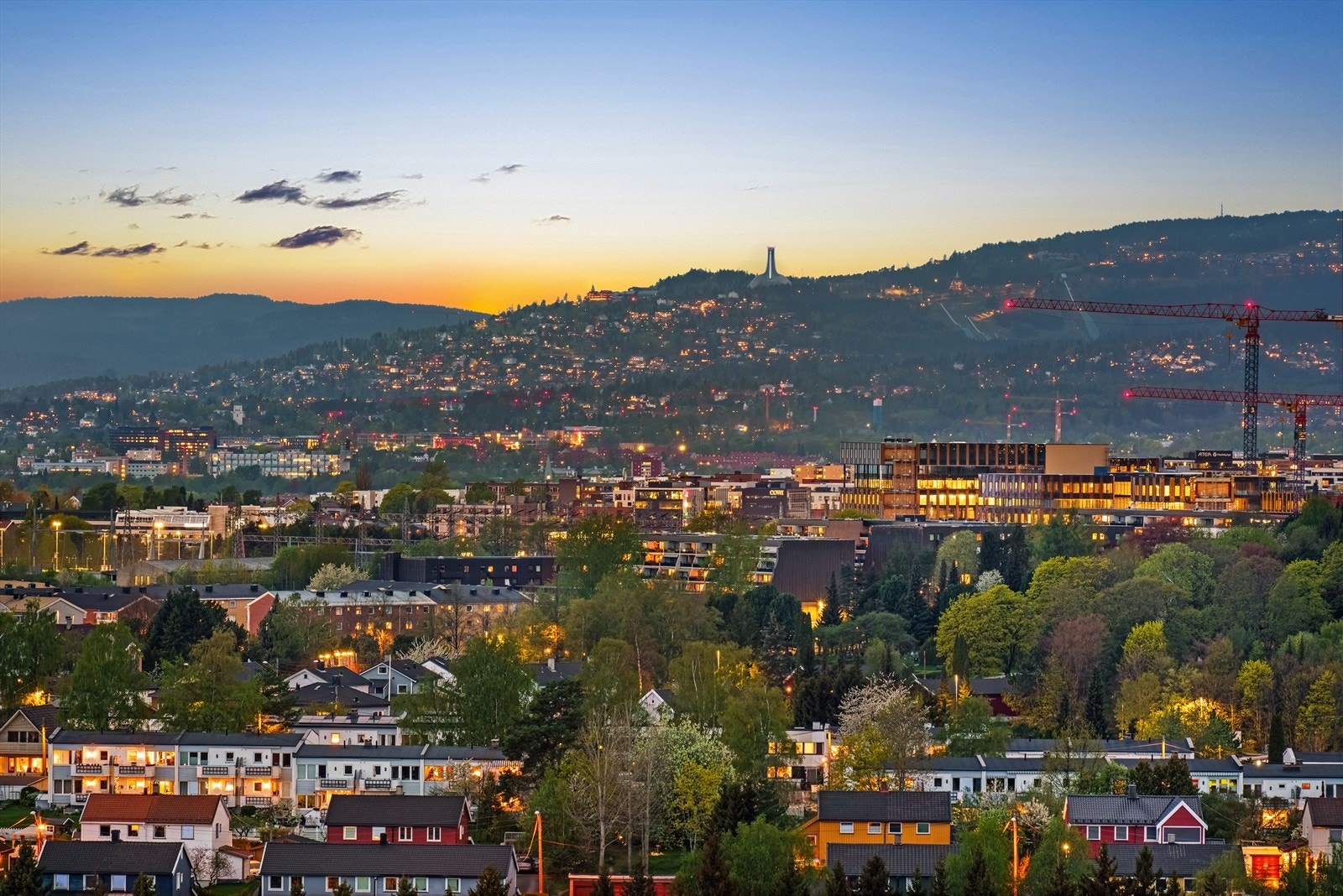 Utsikt fra balkong. Galleribilde