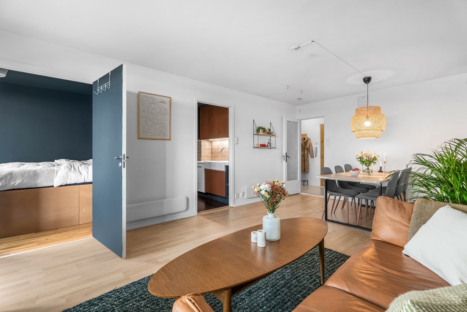 A-konto varmtvann og internett er inkludert i felleskostnader. Galleribilde