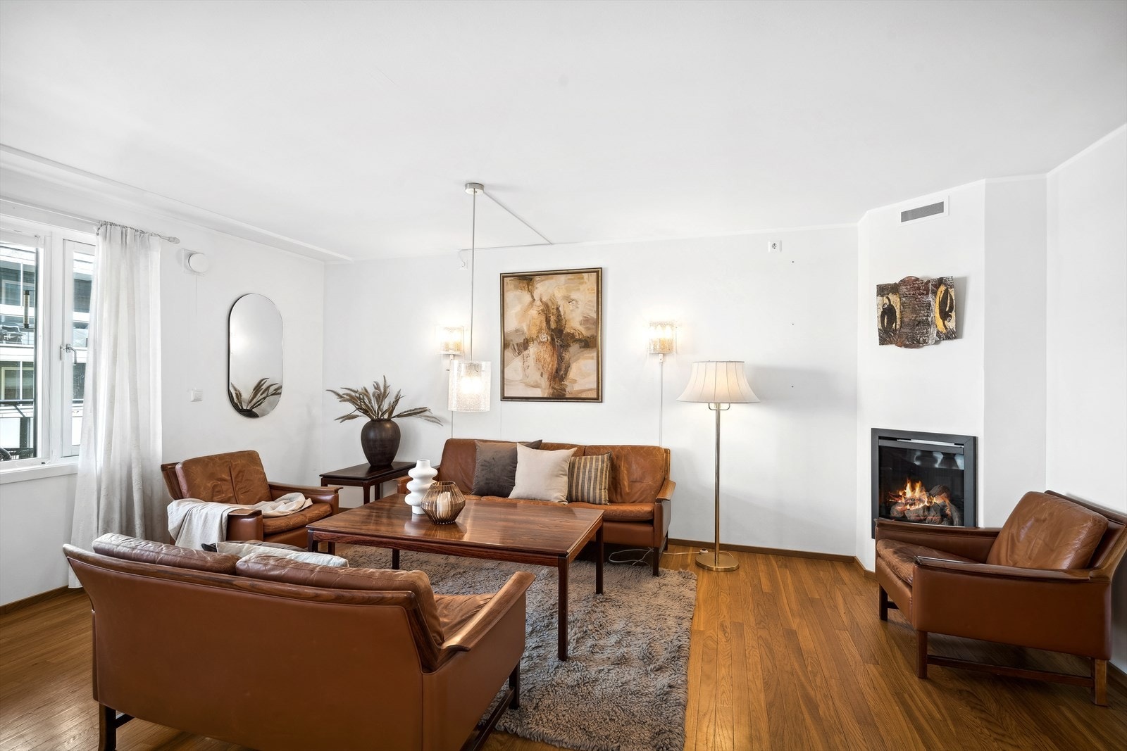 Gasspeis i stuen skaper ekstra hygge Galleribilde