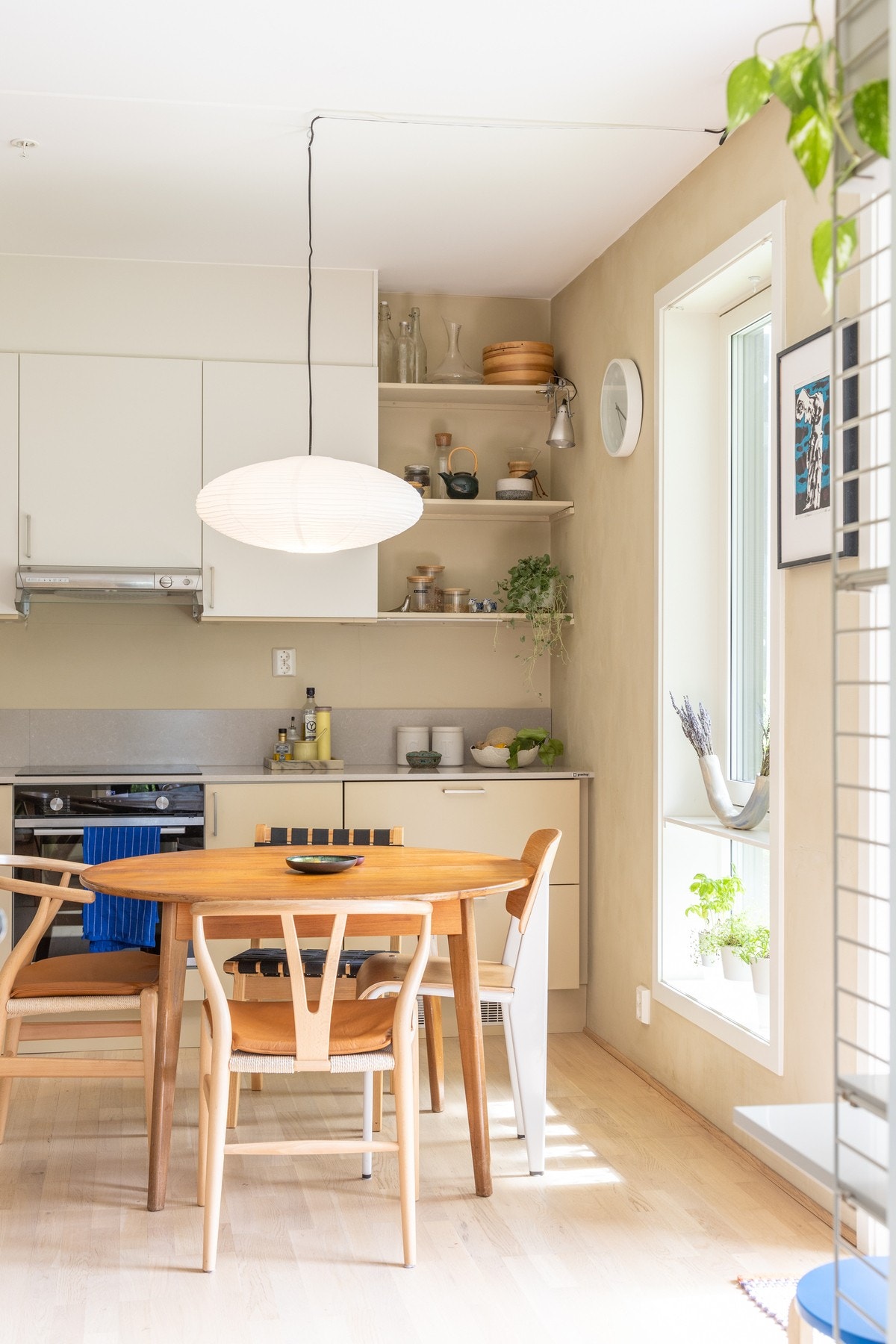 Kjøkkenet er utstyrt med induksjon platetopp, stekeovn og oppvaskmaskin Galleribilde