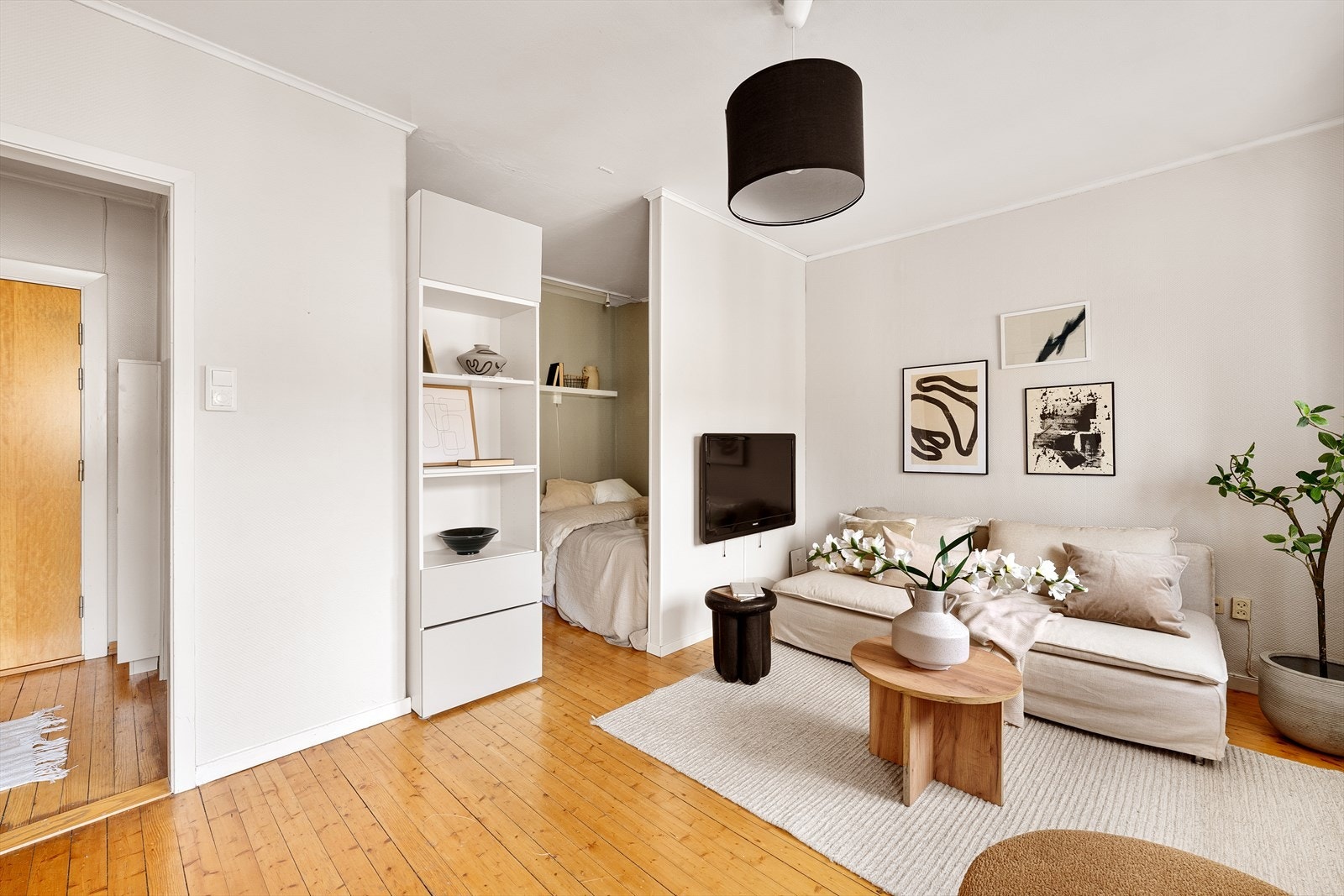 En lys, sjarmerende og praktisk andelsleilighet. Galleribilde