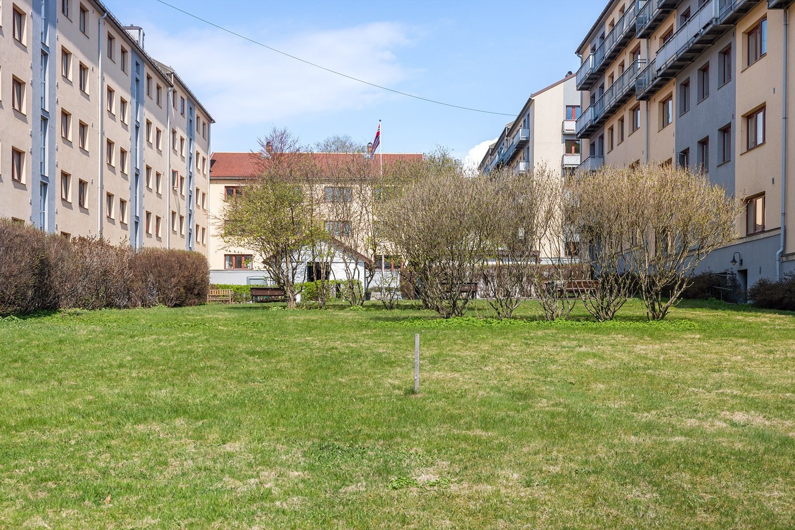 Borettslaget har store, flotte uteområder. Galleribilde