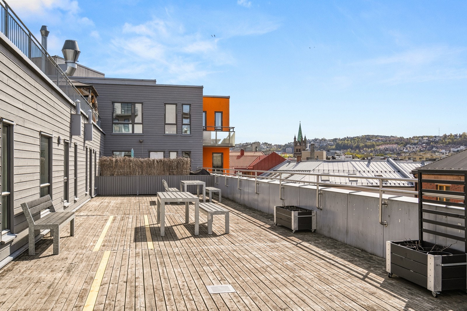 Felles takterrasse. Galleribilde