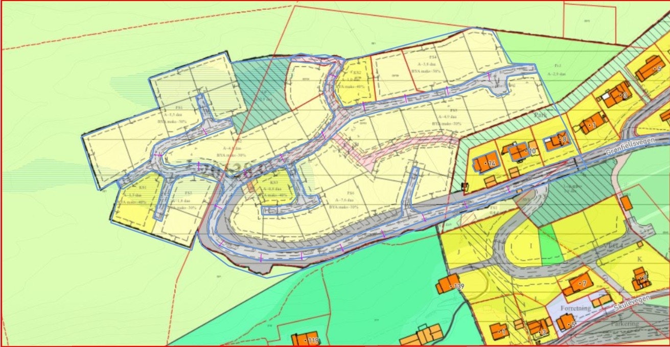 Tomter til salgs.
Solrike tomter med god utsikt. Galleribilde