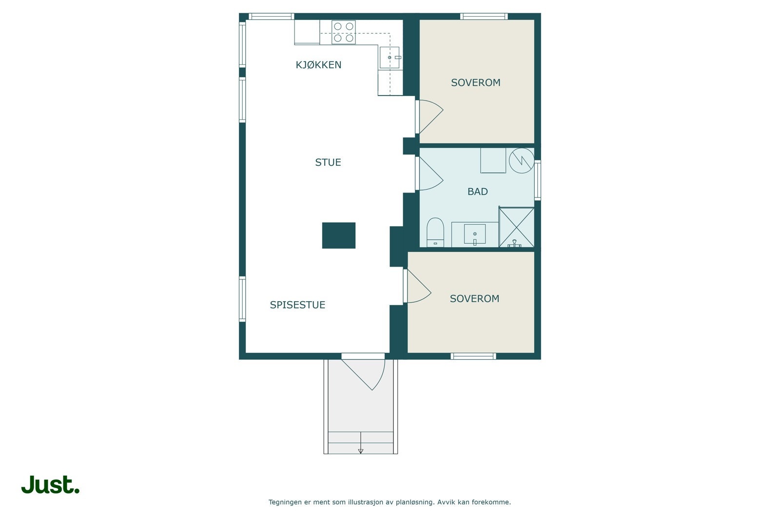 Planskisse Galleribilde