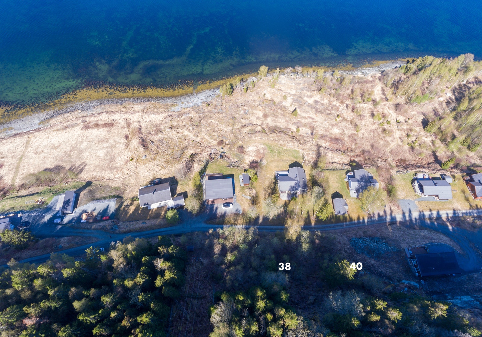 Tomtene måler fra 693-1039 kvm. Galleribilde