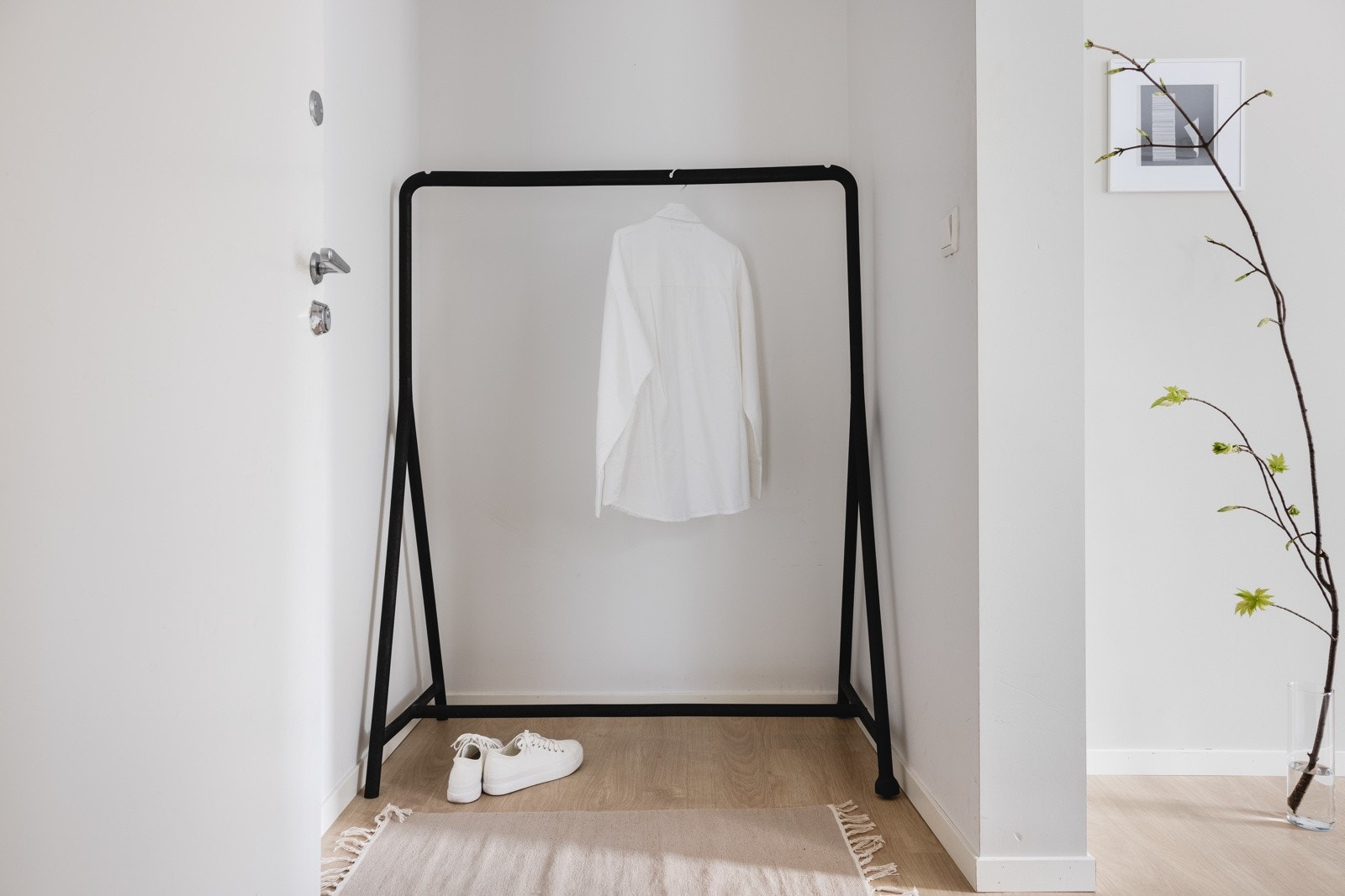 Velkommen inn! Det første som møter deg er en lys og koselig gang. Galleribilde