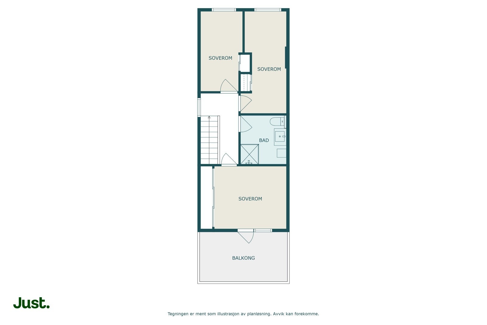 Planskisse 2.etasje. Galleribilde