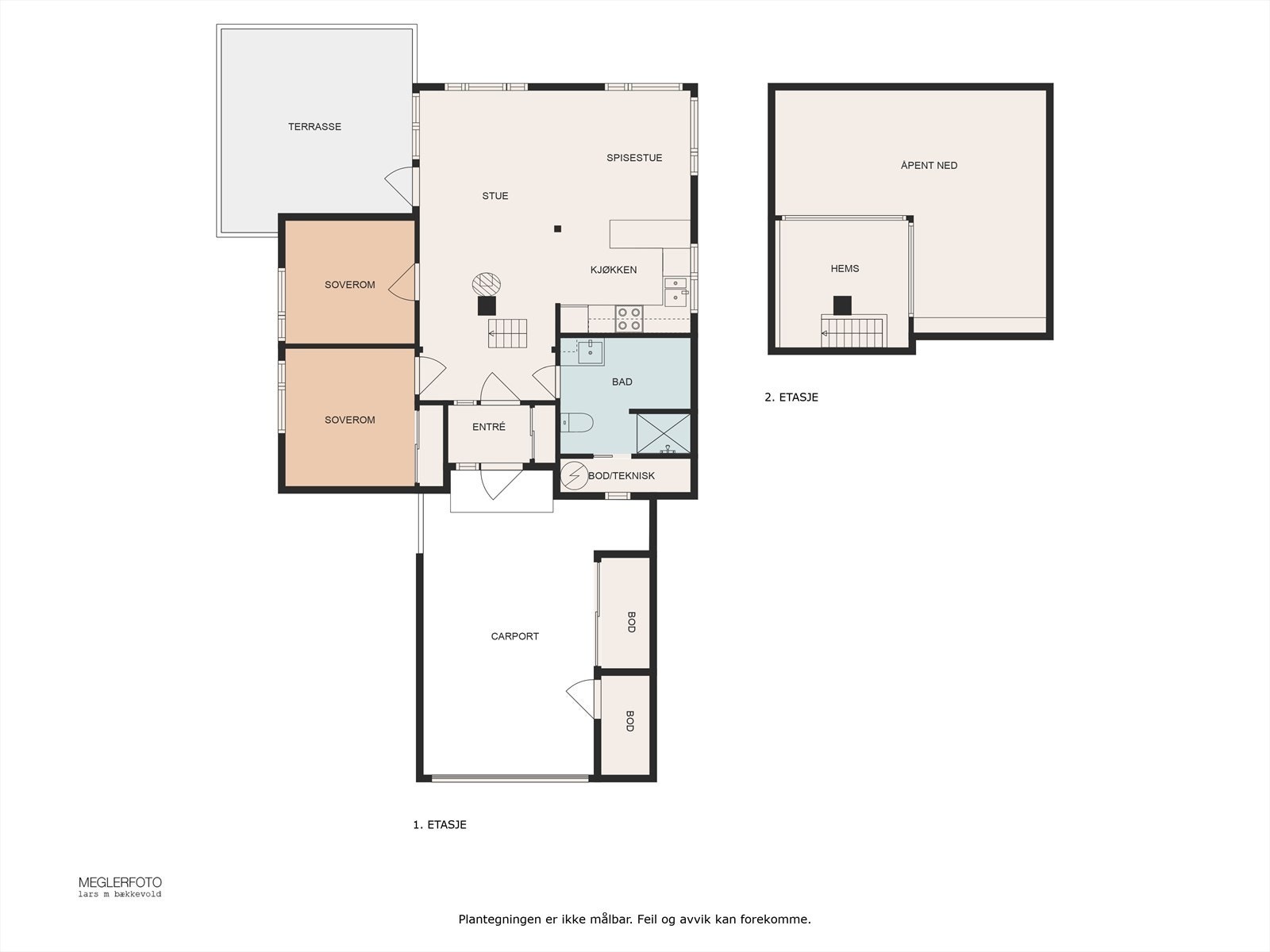 Planskisse Storhotellvegen 109. Galleribilde