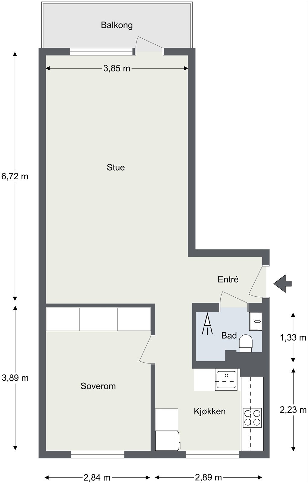 Plantegning Galleribilde