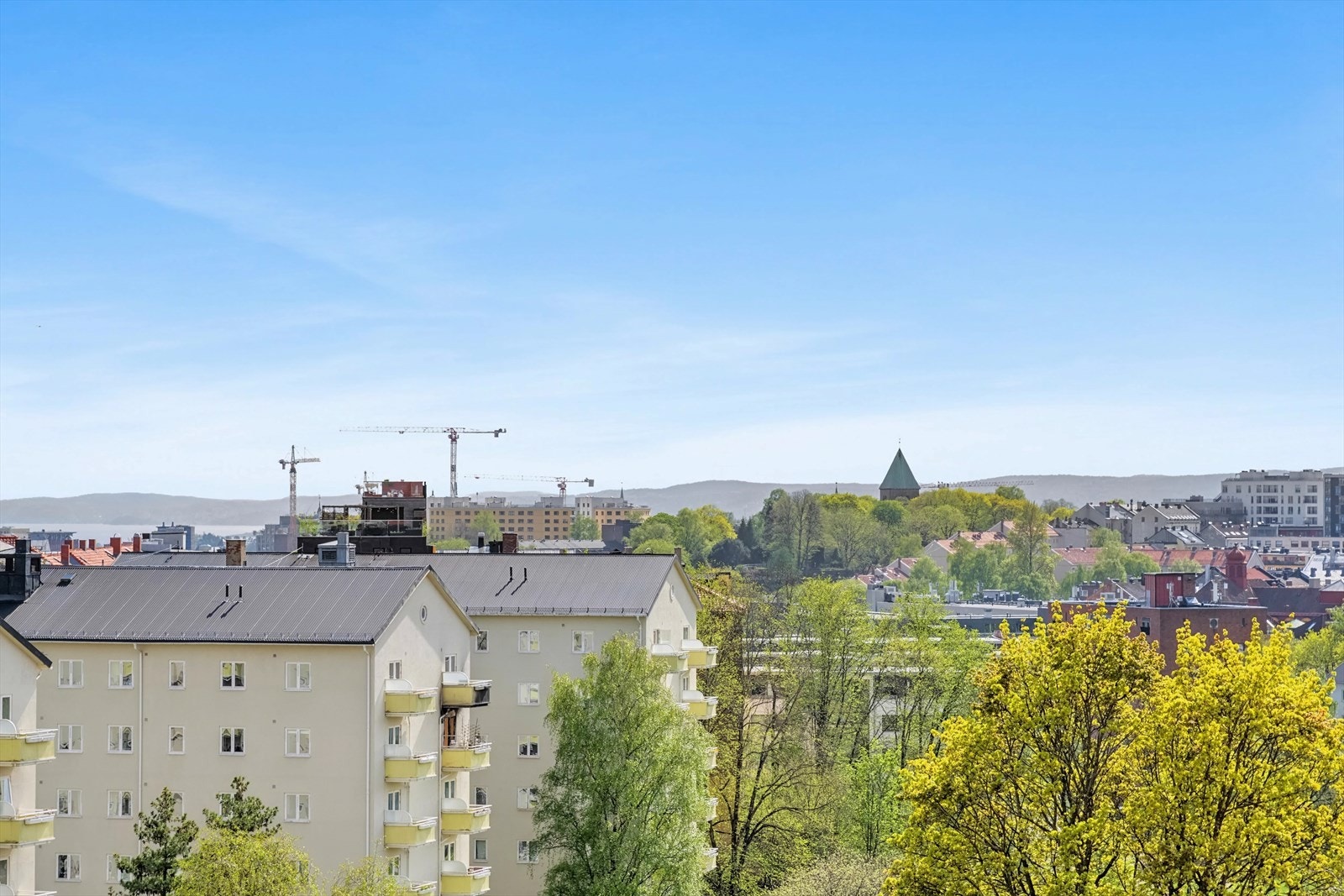 Fantastisk utsikt fra balkong Galleribilde