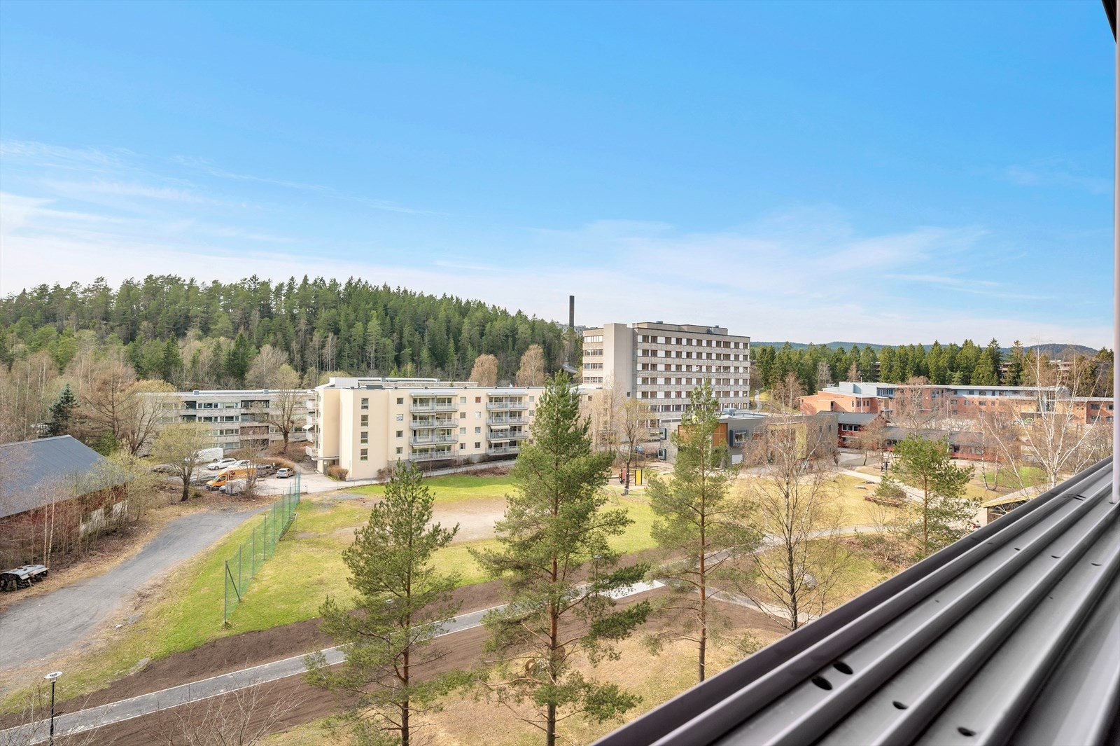 Utsikt fra balkongen. Galleribilde