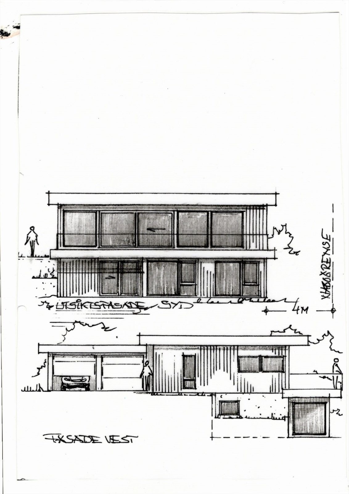 Gamle Hålandsbakken 12 - arkitekt forslag til bolig Galleribilde