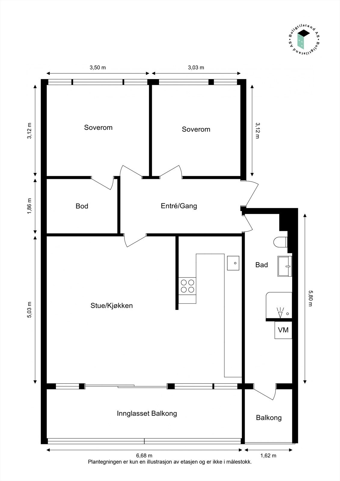 Planløsning Galleribilde