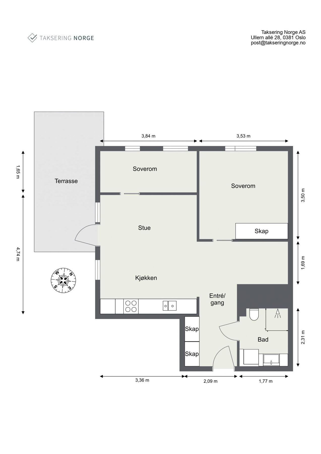 Plantegning. Galleribilde