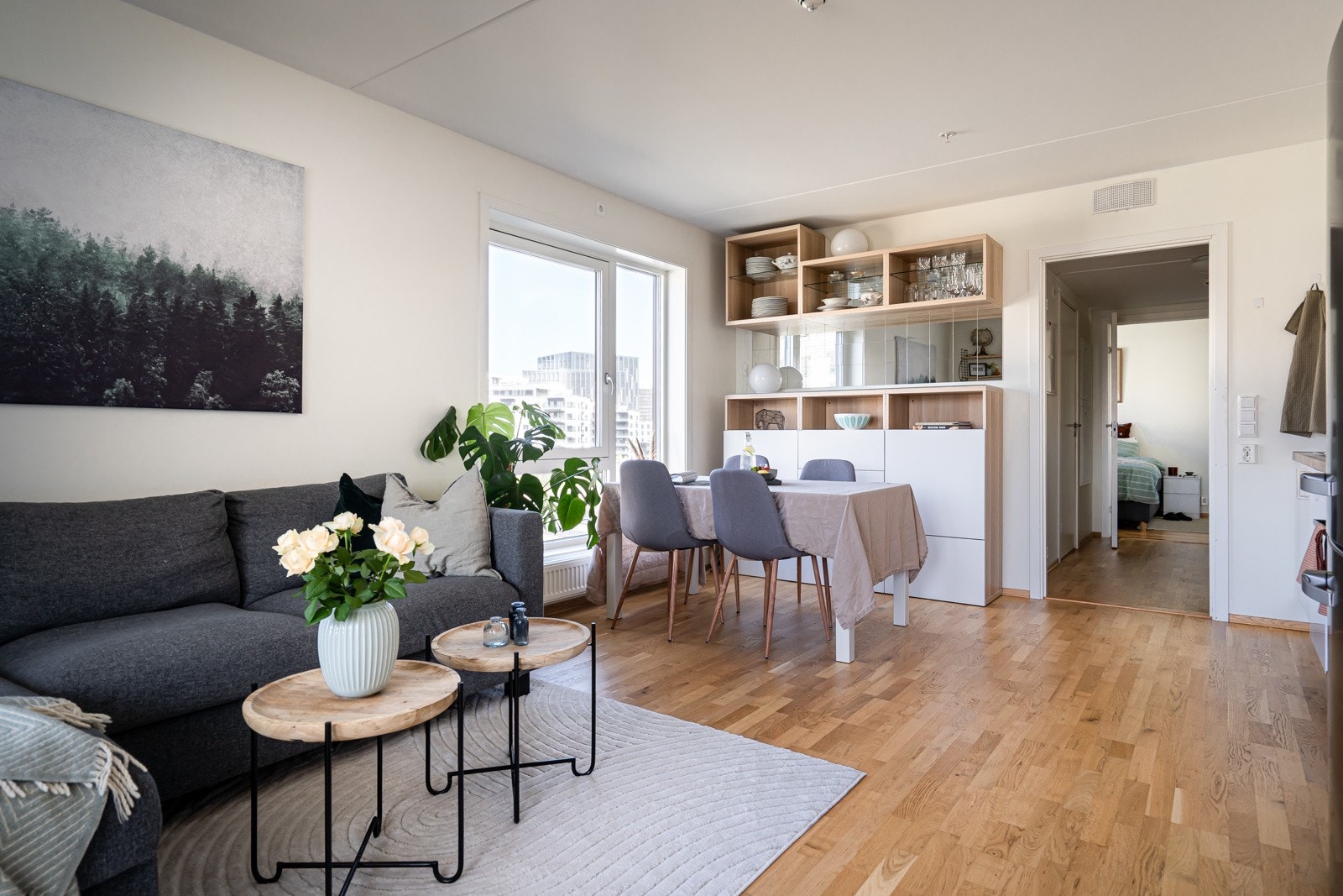 Fordel med hjørnebeliggenhet som gir ekstra mye lysinnslipp. Galleribilde