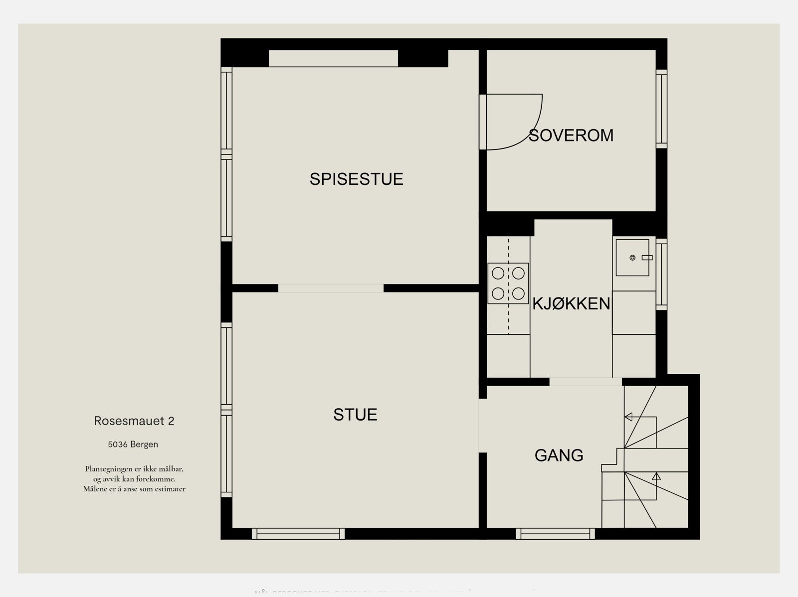 Plantegning 2.etg. Galleribilde