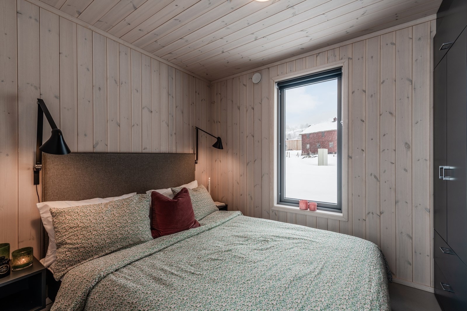 Hovedsoverommet.( sov1)
Bilder av visningshytte Galleribilde