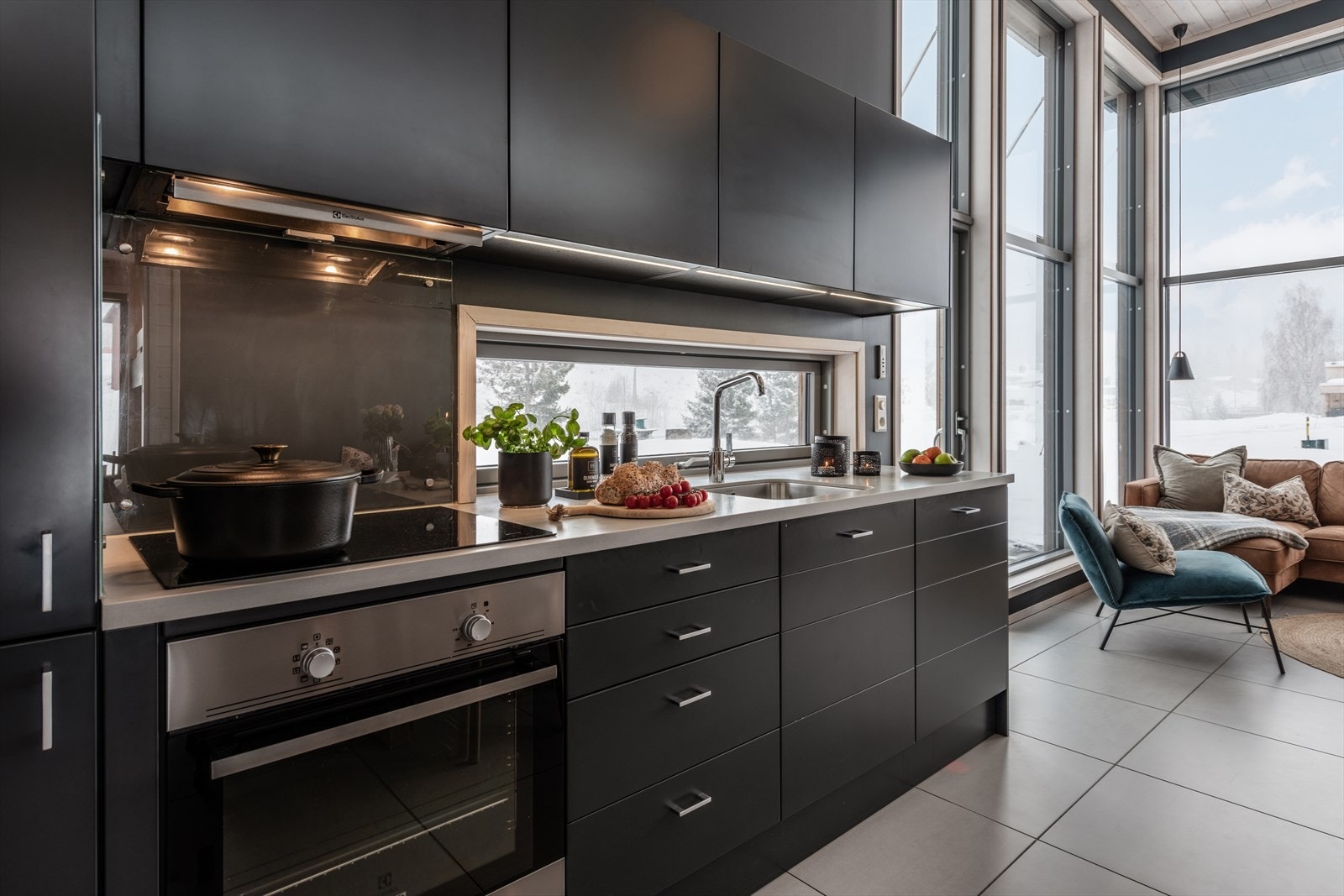 Bilder av visningshytte Galleribilde