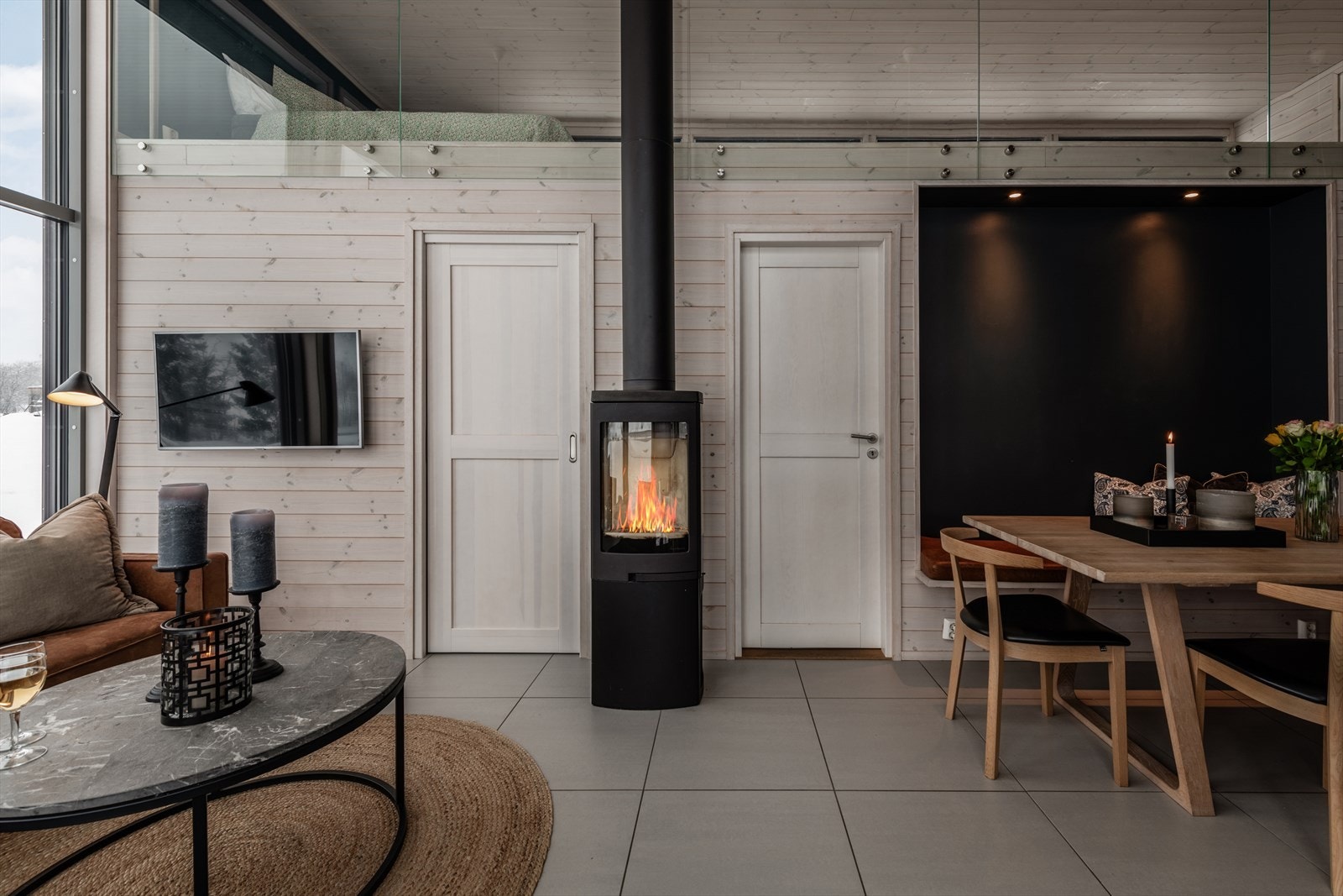 Bilder av visningshytte Galleribilde