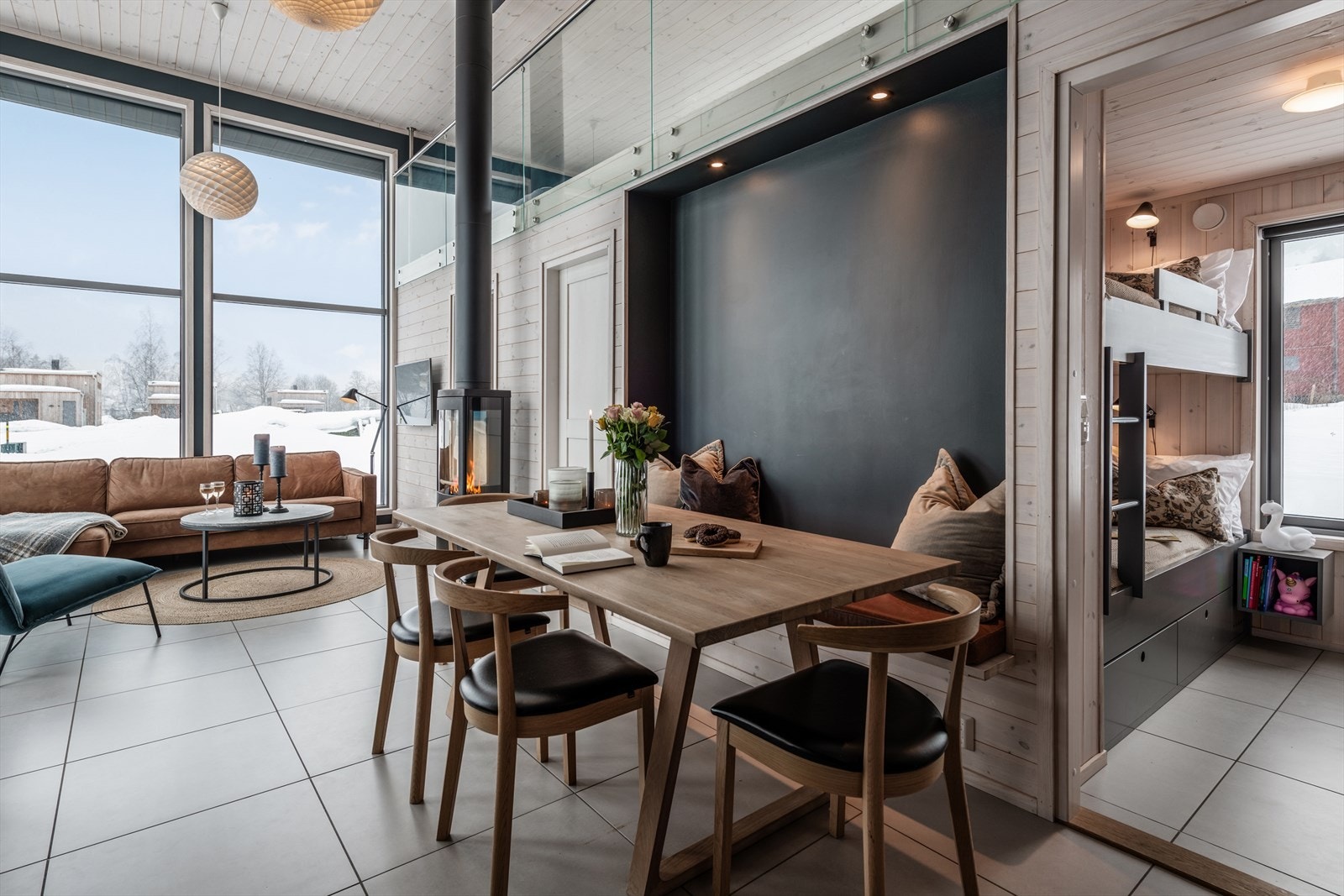 Bilder av visningshytte Galleribilde