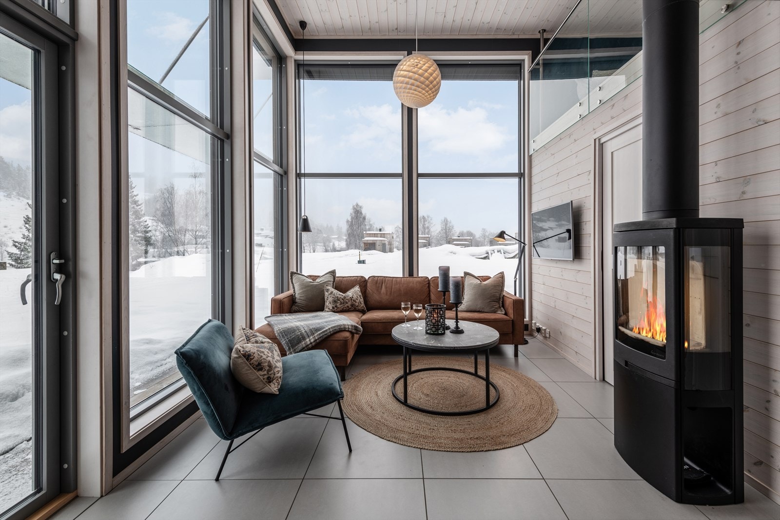 Bilder av visningshytte Galleribilde