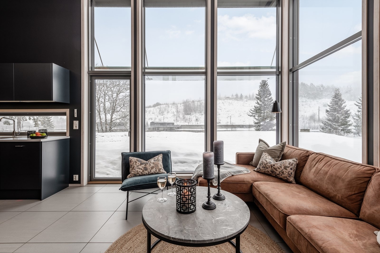 Bilder av visningshytte Galleribilde