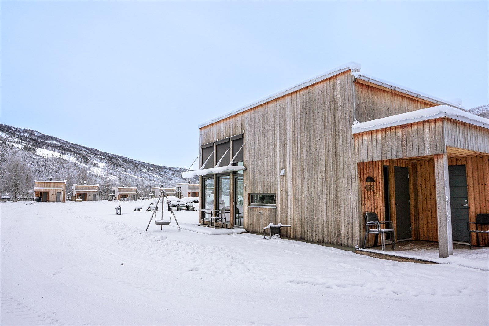 Bilde av visningshytte Galleribilde