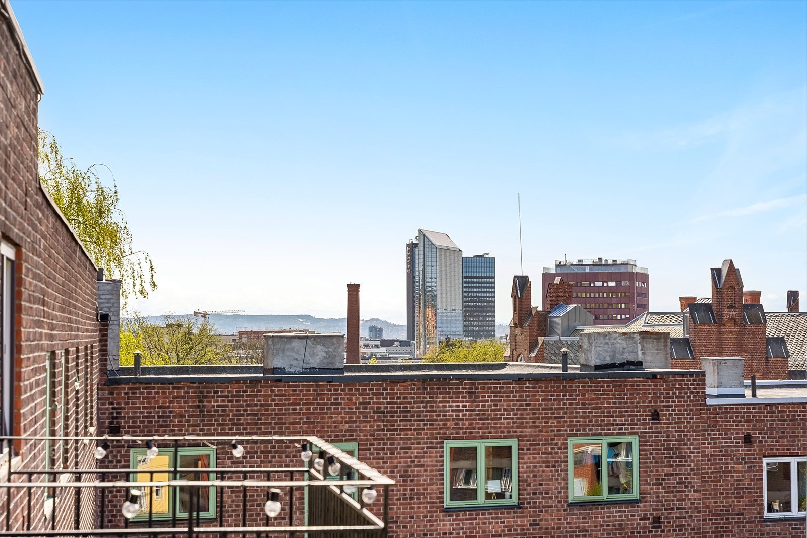 Utsikt mot Oslo Plaza. Galleribilde