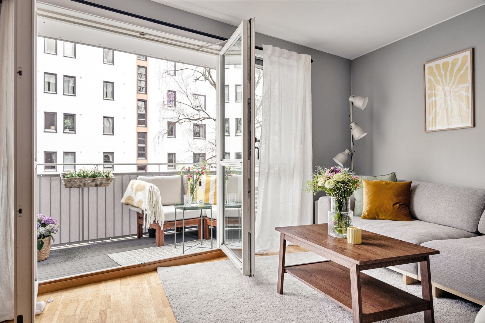 Fra stuen har du utgang til en flott østvendt balkong på ca. 4m². Galleribilde