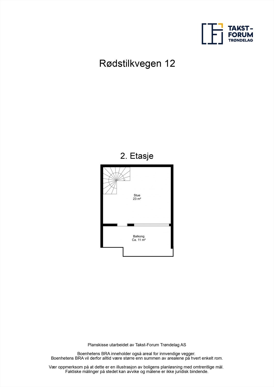 Planskisse av 2. etasje. Galleribilde