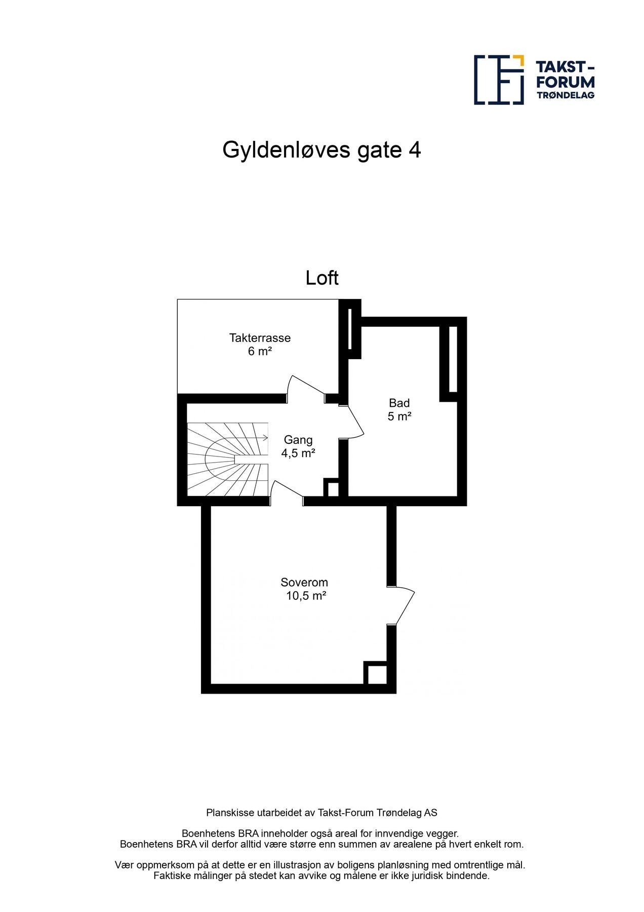 Planskisse 3.etasje. Galleribilde