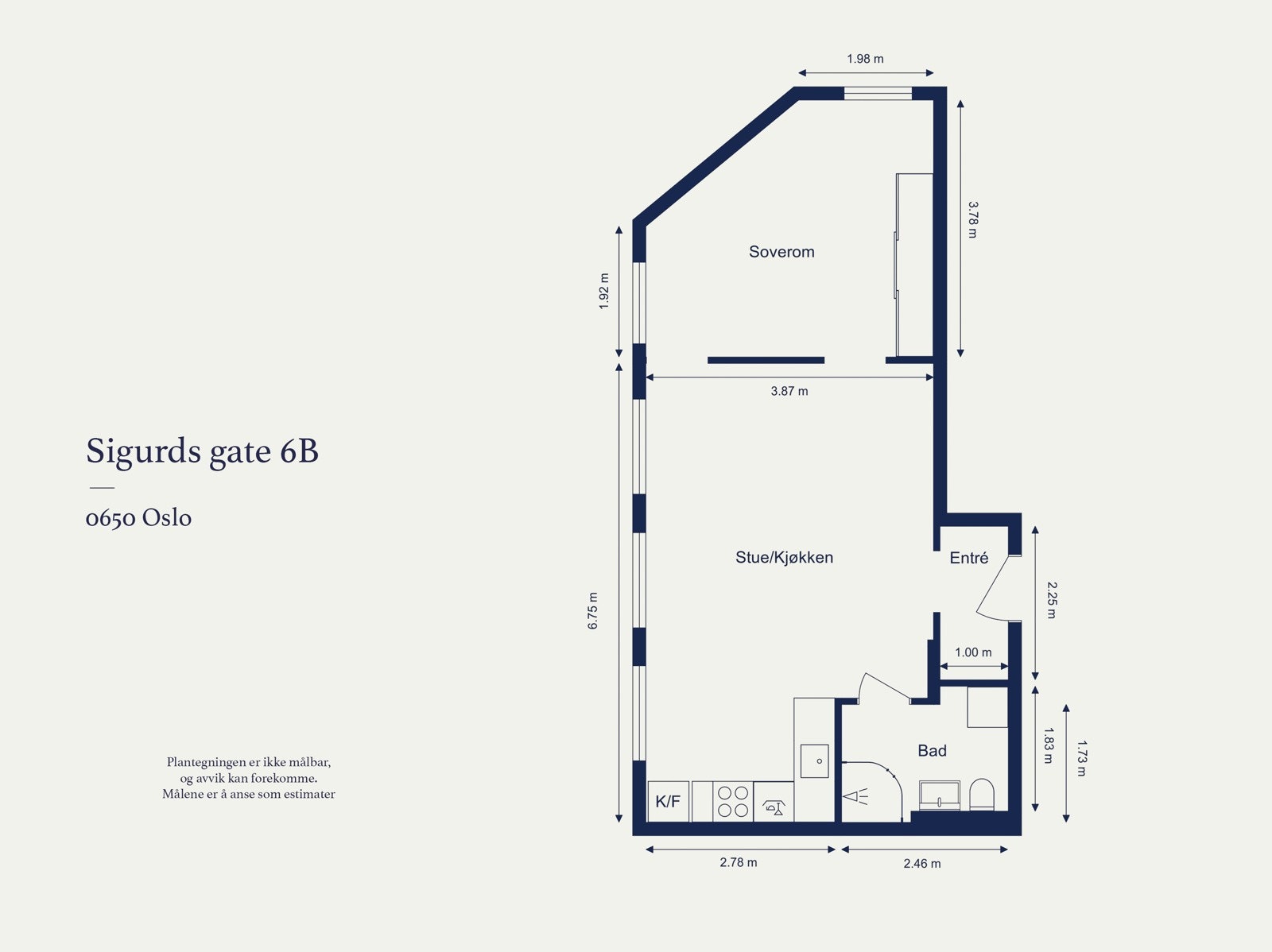 Plantegning 1. etasje. Galleribilde