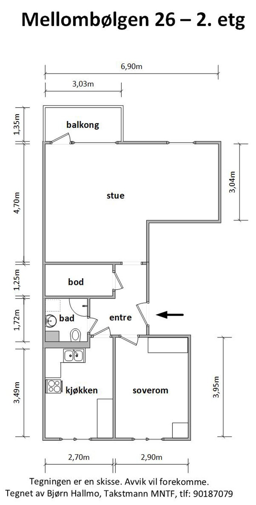 Mellombølgen 26 - Tegning Galleribilde