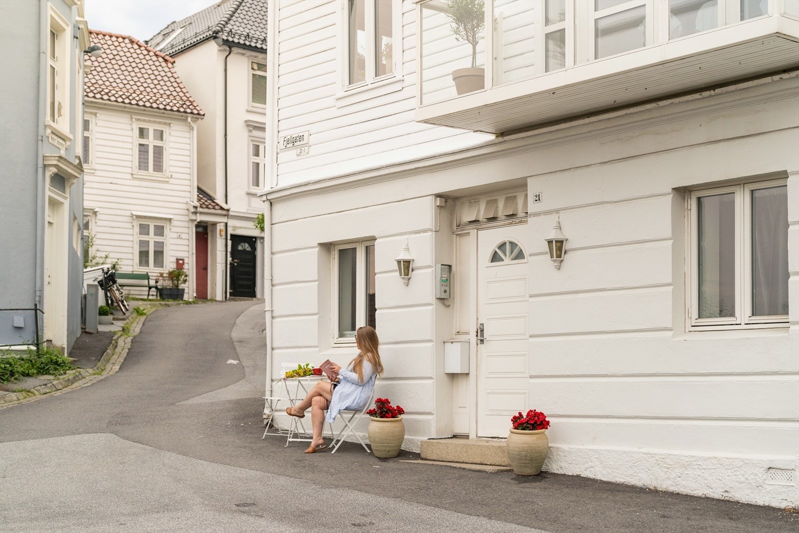 Sameiet består av 5 seksjoner fordelt på 4 etasjer. Galleribilde