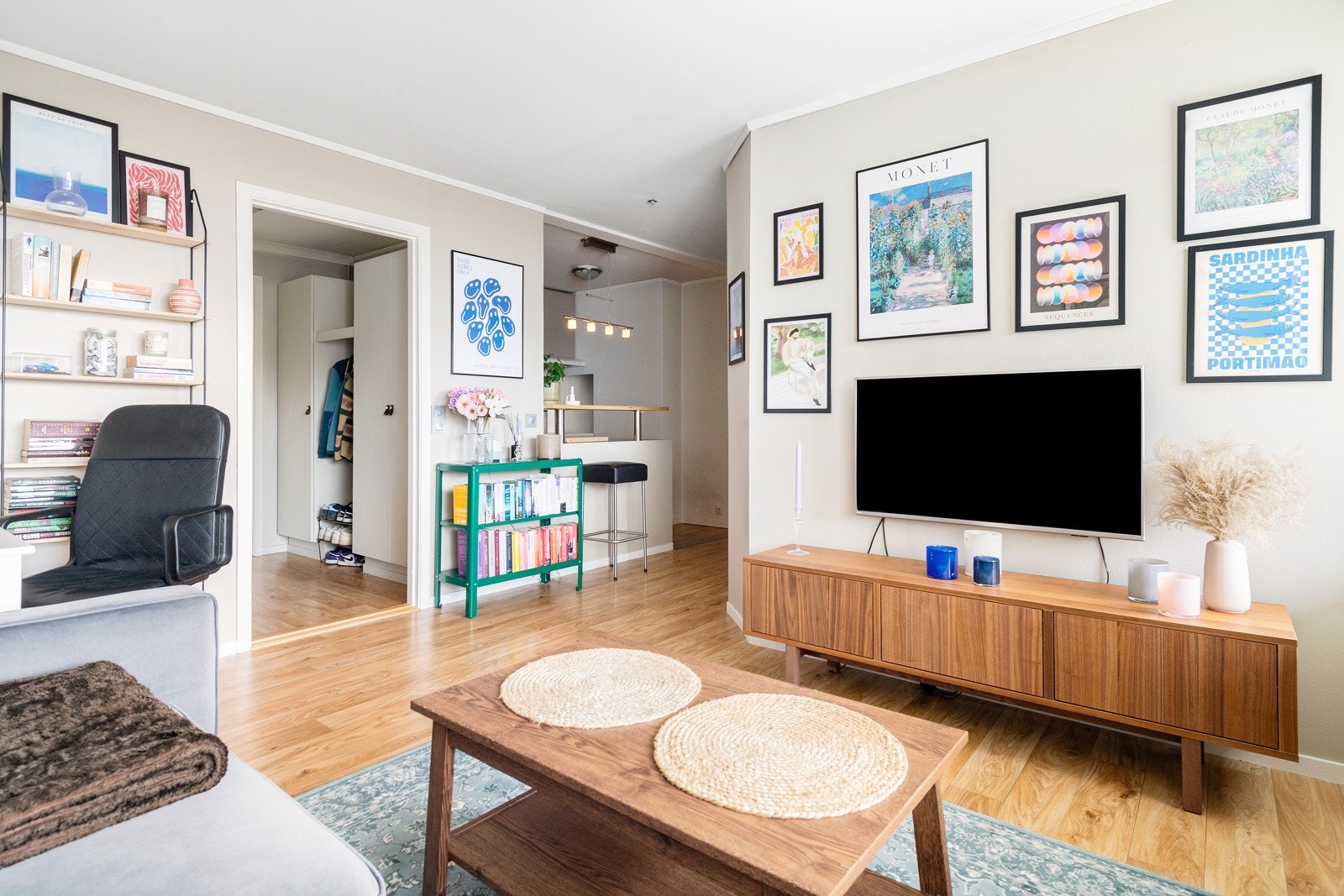 Leiligheten har god planløsning. Galleribilde